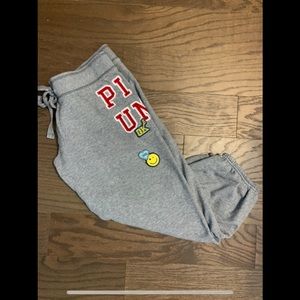 Pink by Victoria Secret Cropped Track Pants